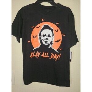 Halloween Michael Myers Shirt Size M Slay All Day NEW NWT